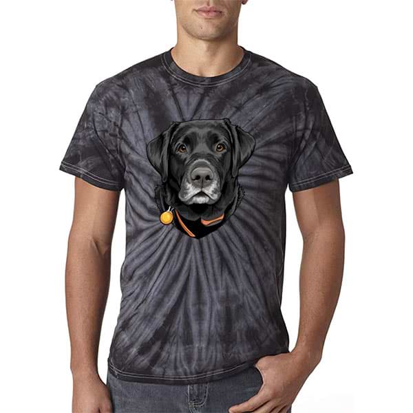 Unisex Pet T-shirt (Color Tie Dye) – FurbabyPrints.com