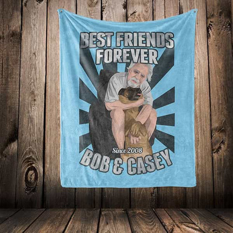 Image of ▶ Best Friends Blanket "Best Friends Forever"