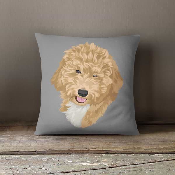 ▶ Custom Pet Pillow (with Cover)