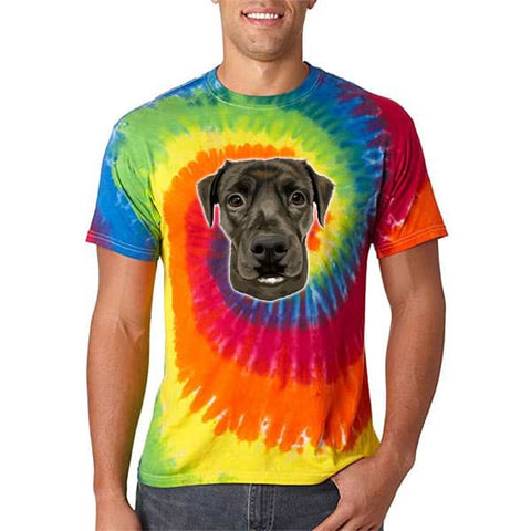 ▶ Unisex Rainbow Tie Dye T-shirt (Color Art)